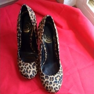 Leopard heels